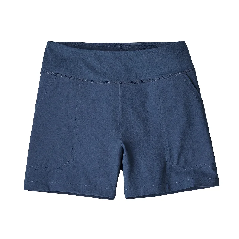 Denim shorts – Shorts made from denim fabric, often associated with a casual, summery vibe.W's Happy Hike Shorts - 4""