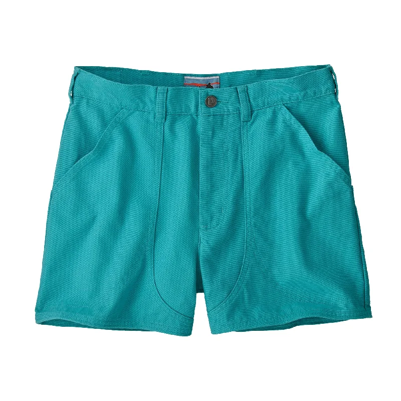 Button-front shorts – Shorts with a button-up closure at the front for a chic, stylish detail.Women's Regenerative Organic Certified® Cotton Stand Up® Shorts - 3½"