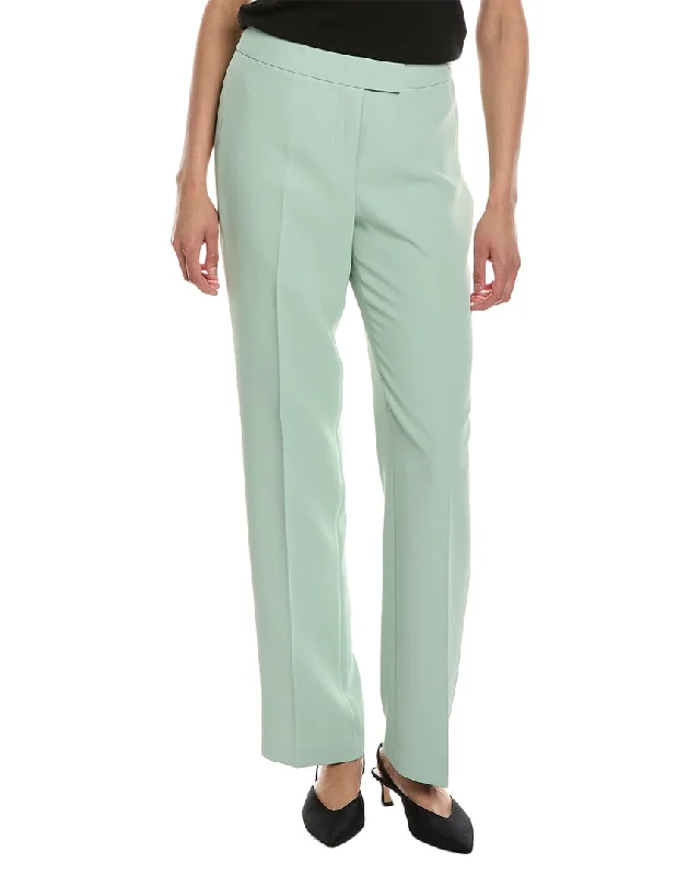 Anne Klein Fly Front Extend Tab Trouser