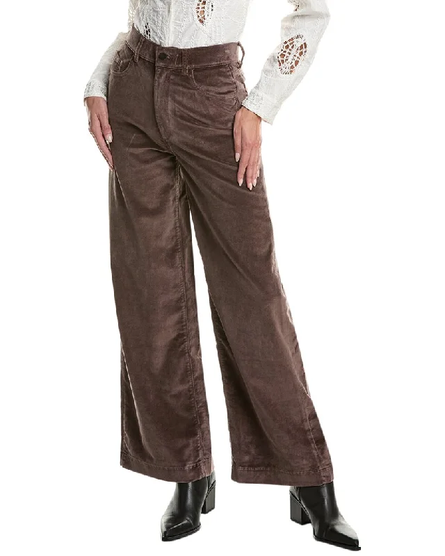 DL1961 Hepburn Pearl Grey Wide Leg Jean