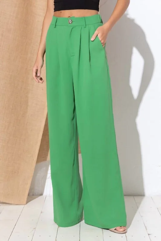 Dress Pants In Green