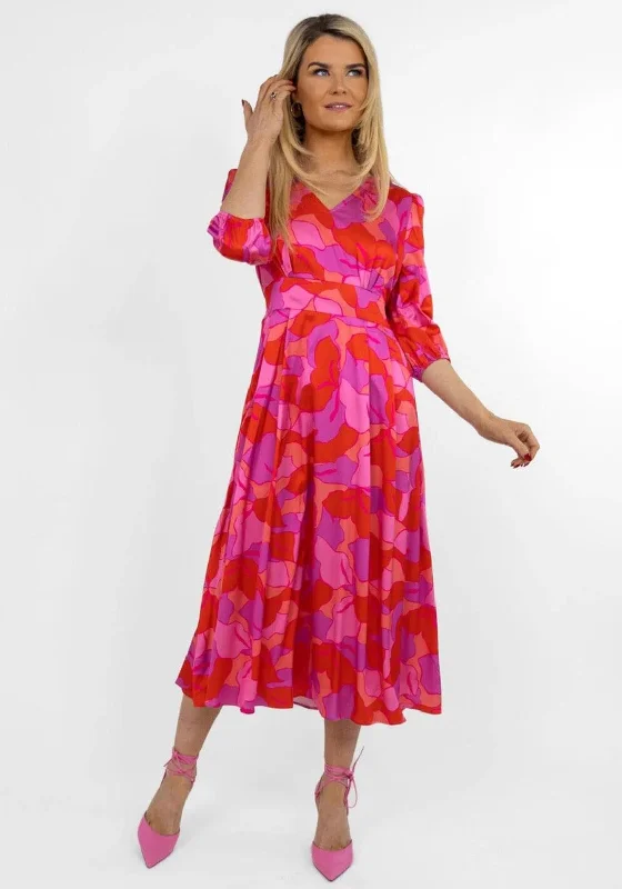 Shift dress – Loose, straight-cut dress that doesn't define the waist, offering a more relaxed fit.Kate & Pippa Audrey Printed Maxi Dress, Pink