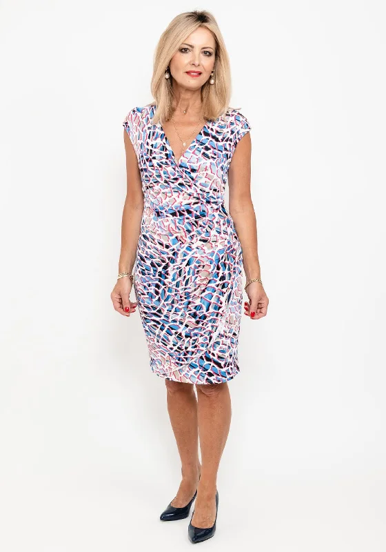 Floral skirt – Skirt featuring a floral pattern, perfect for a feminine and fresh style.Seventy1 Animal Print Ruched Waist Mini Dress, Blue Multi