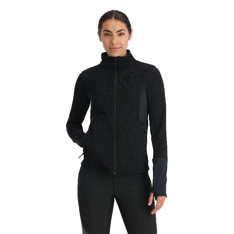 Button-down – With buttons, button closureWomens Bandita Full Zip - Black