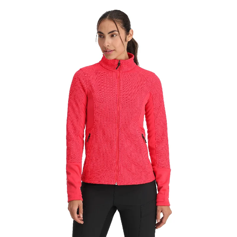 Reflective – Includes reflective elements for visibilityWomens Bandita Full Zip - Prism Pink