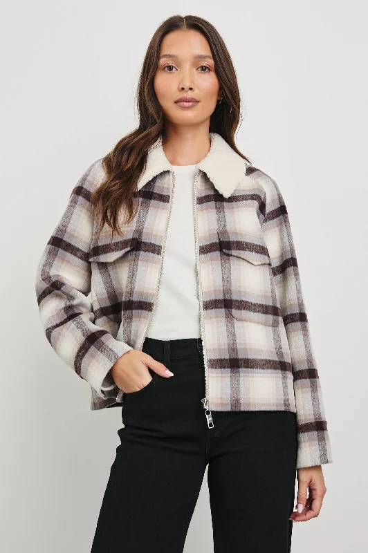 Oversized – Loose, relaxed fitCHEYENNE JACKET - TELLURIDE PLAID