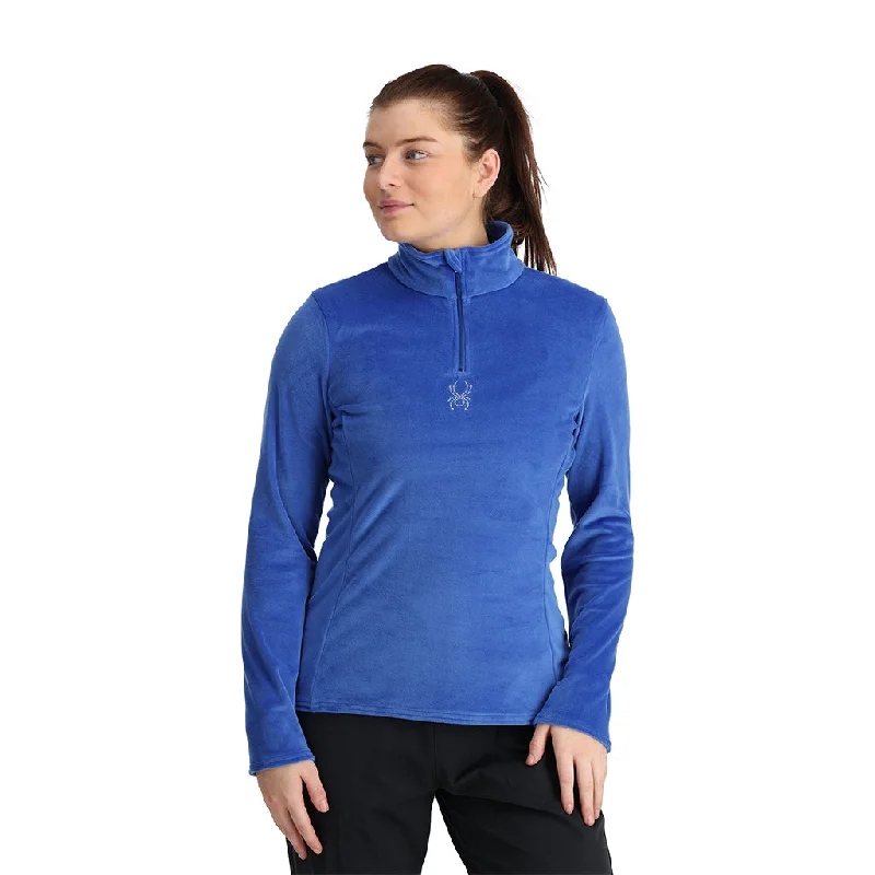 Oversized – Loose, relaxed fitWomens Shimmer Bug Half Zip - Electric Blue