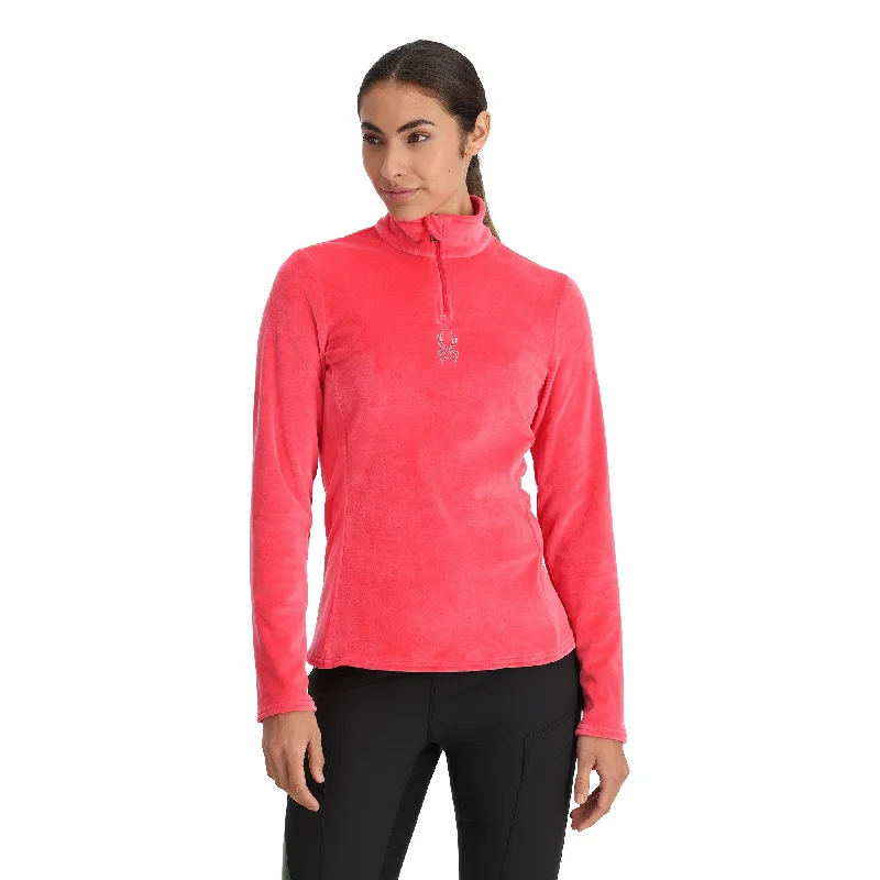 Windproof – Wind-resistantWomens Shimmer Bug Half Zip - Prism Pink