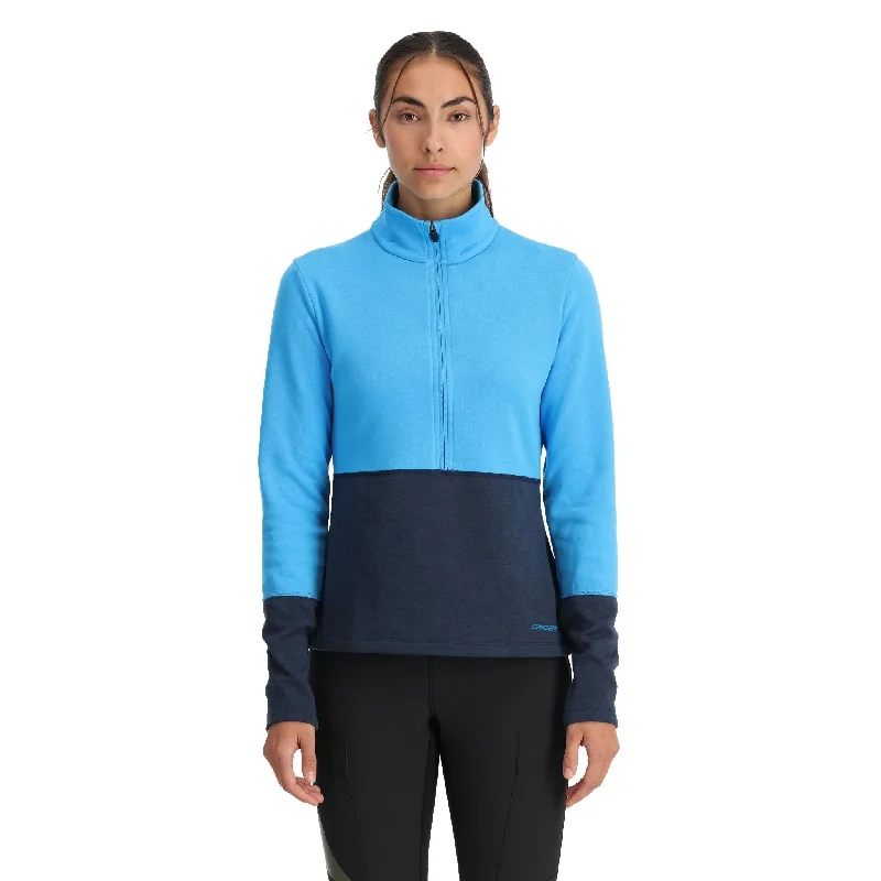 Breathable – Allows airflow, keeps you coolWomens Speed Fleece Half Zip - Aether Blue