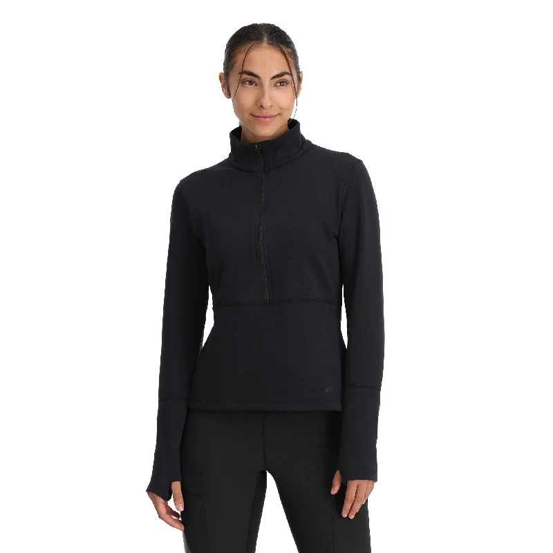 Fleece-lined – With soft fleece inside for warmthWomens Speed Fleece Half Zip - Black