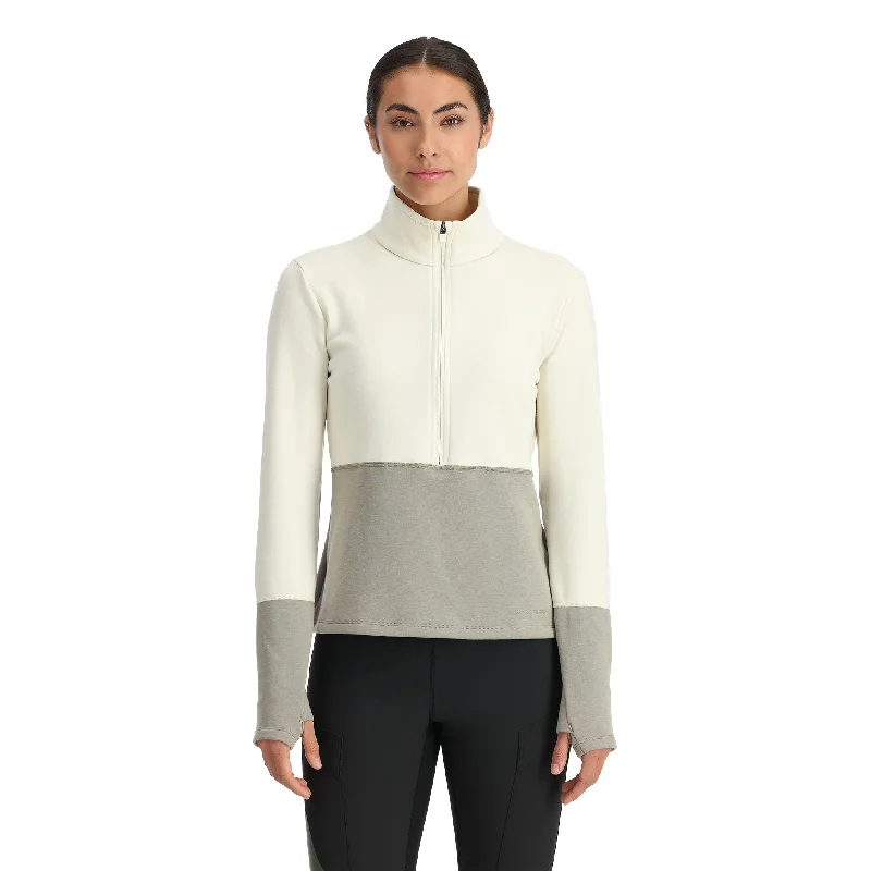 Oversized – Loose, relaxed fitWomens Speed Fleece Half Zip - Concrete