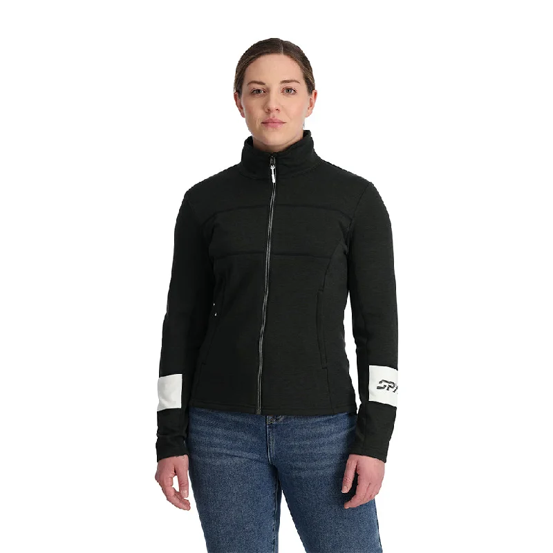 Double-breasted – Two rows of buttons for a stylish, structured lookWomens Speed Full Zip - Black