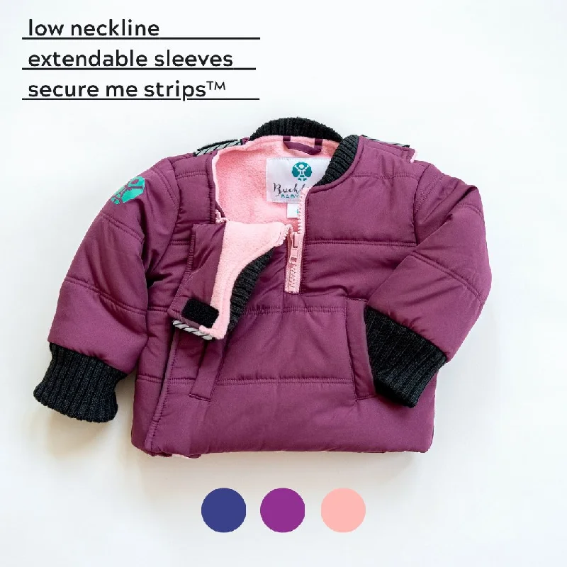 Reversible – Can be worn inside out, two looks in oneToasty Car Seat Coat