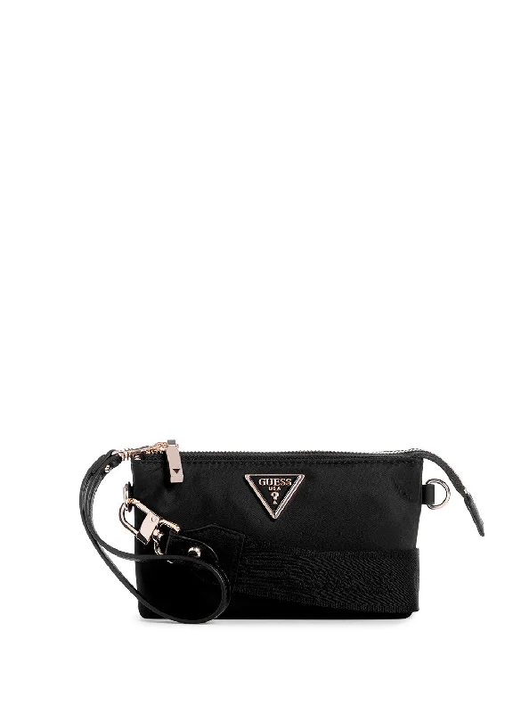 Black Latona Mini Top Zip Bag