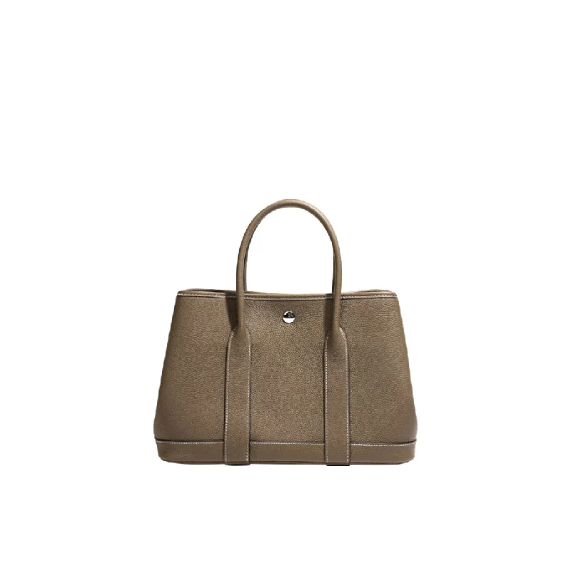 Top Grain Leather Inspired Garden Party Handbag