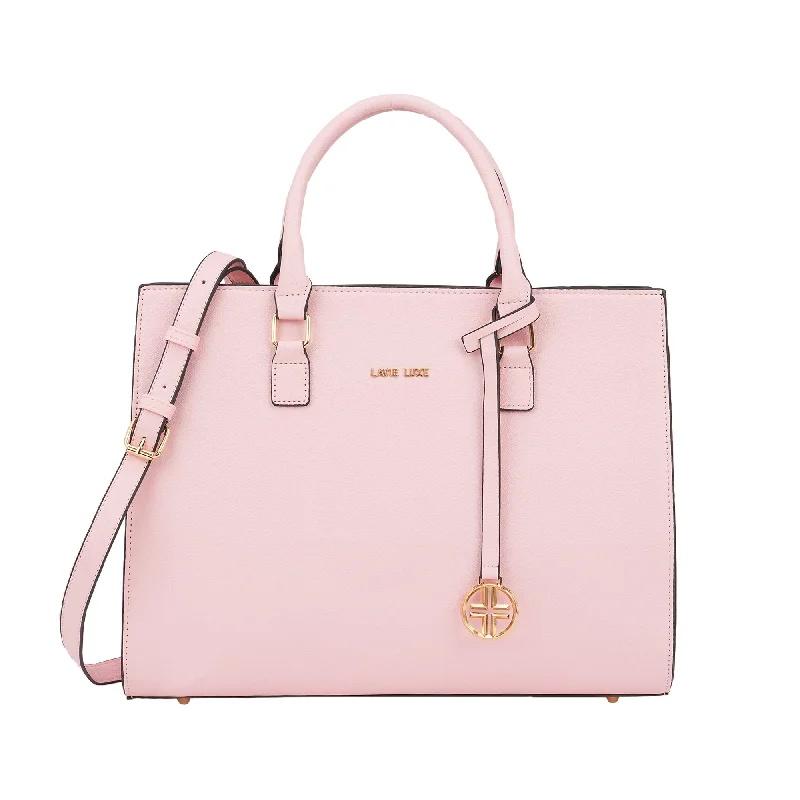 Lavie Luxe Light Pink Large Women's Ella LG Laptop Handbag