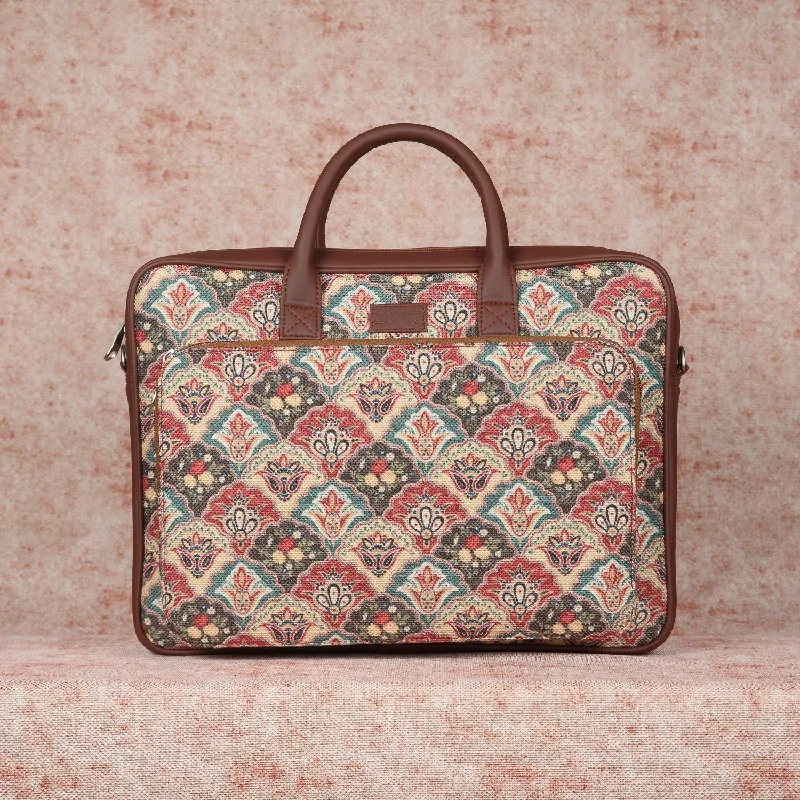 Mughal Art Multicolor Laptop Bag