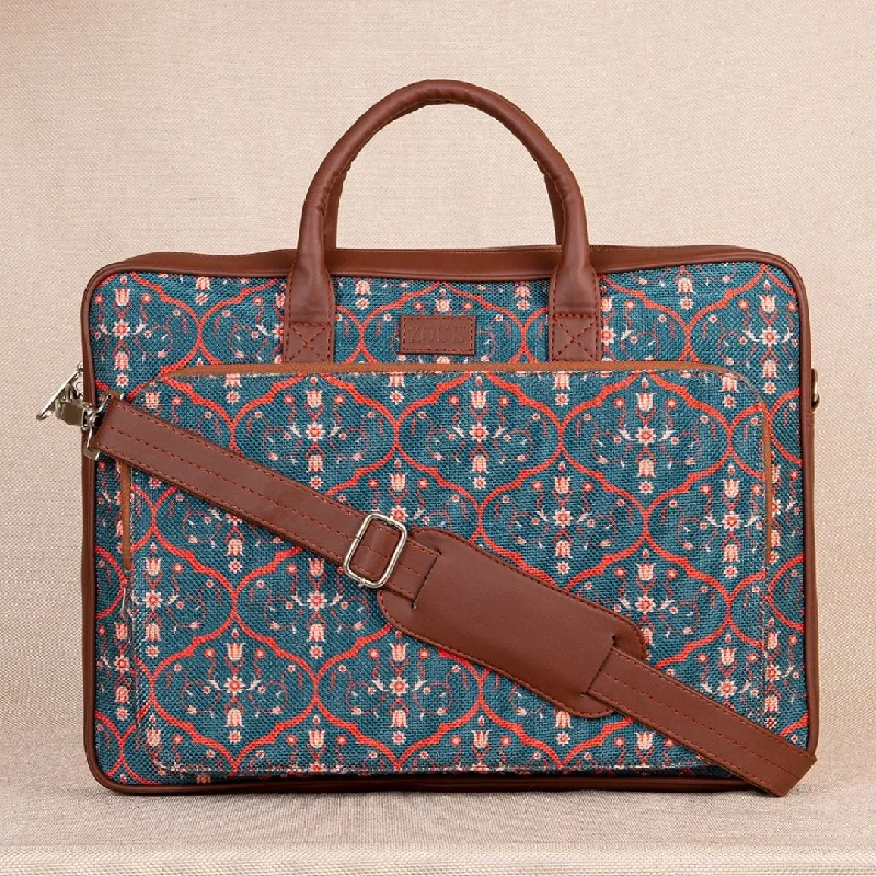 Sheesh Mahal Jaali Motif Laptop Bag