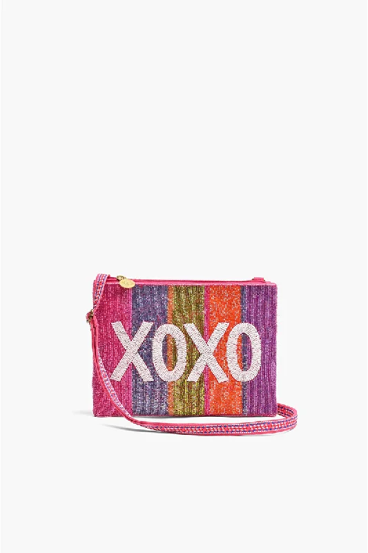 XOXO Top Zip Clutch