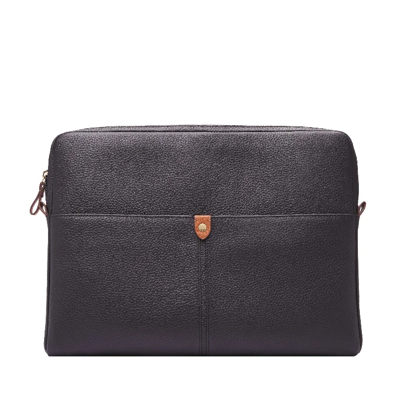 Fossil Men's Gifts Leather Laptop Sleeve