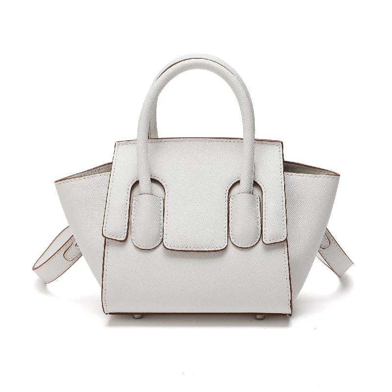 Tiffany & Fred Top-handle Full-grain Leather Bag