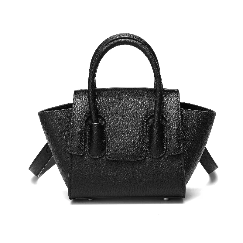 Tiffany & Fred Top-handle Full-grain Leather Bag