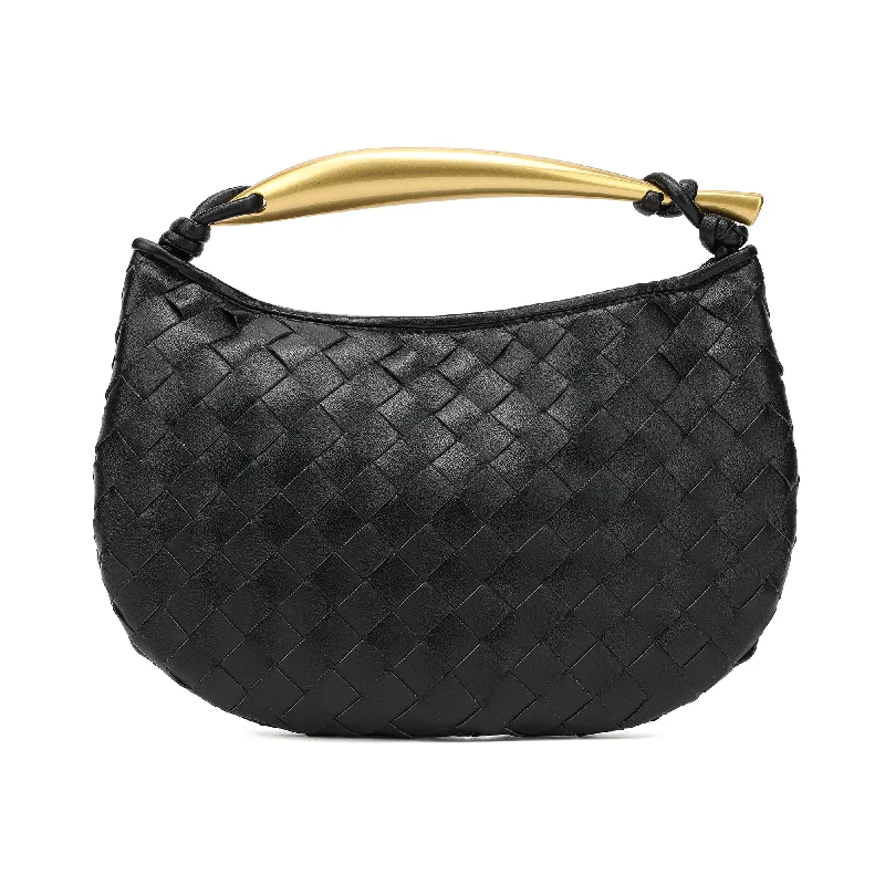 Tiffany & Fred Woven Leather Top-Handle Bag/Clutch