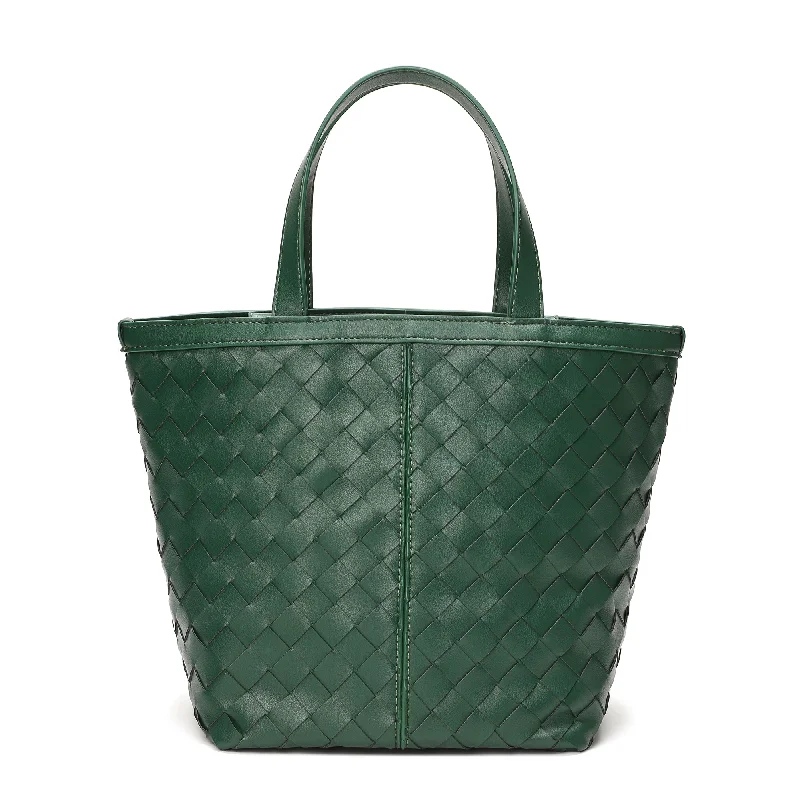 Tiffany & Fred Woven Leather Top-Handle/Shoulder Bag