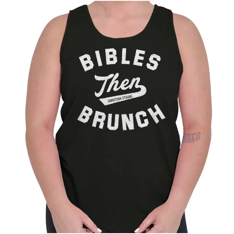 Cropped vest – Shortened length, typically above the waistBibles Then Brunch Tank Top