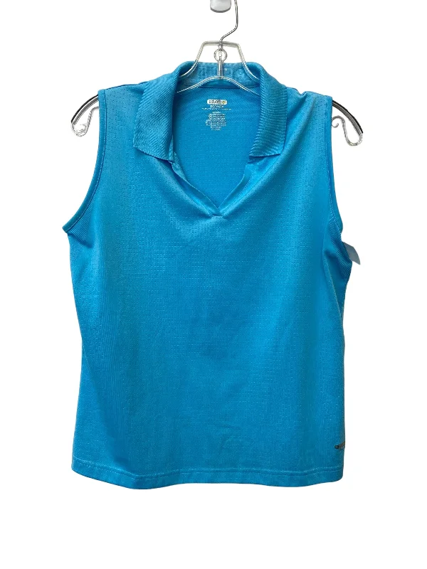 Peacoat vest – Vest inspired by the double-breasted design of a peacoatBlue Athletic Tank Top Izod, Size M