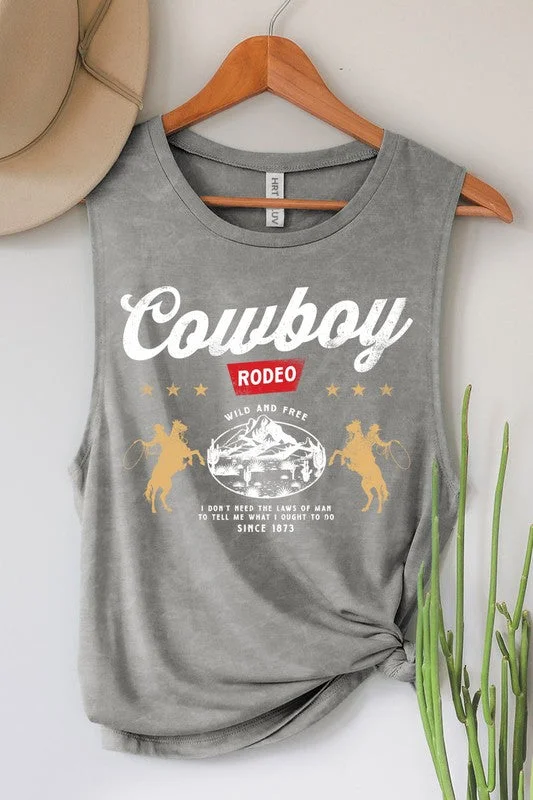 Peacoat vest – Vest inspired by the double-breasted design of a peacoatCOWBOY RODEO GRAPHIC TANK TOP S-XL