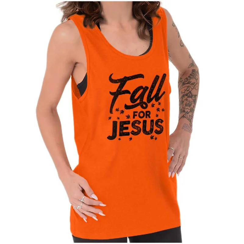 Long vest – Extended length vest, often reaching mid-thigh or kneeFall for Jesus Tank Top