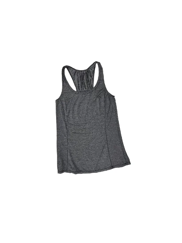 Belted vest – Vest with an attached belt to cinch at the waistGrey Athletic Tank Top Lululemon, Size S