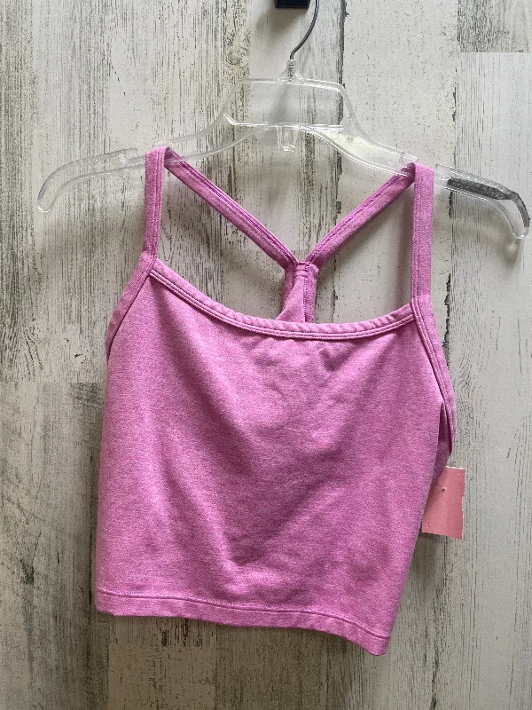 Peplum vest – Vest with a flared, ruffled bottom for a feminine silhouettePink Athletic Tank Top Aerie, Size Xl