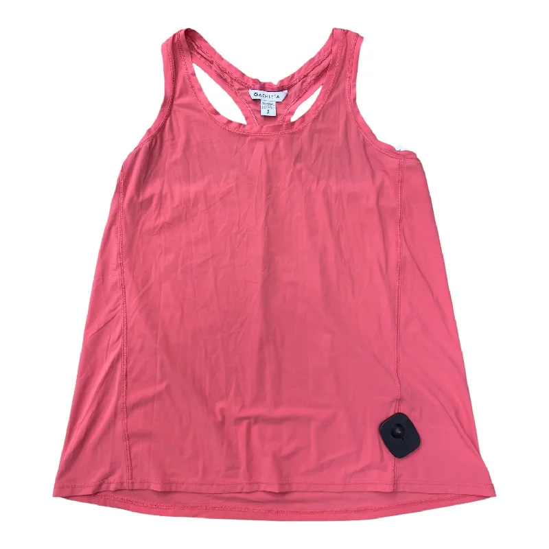 Hooded vest – Vest with an attached hood for extra warmth and stylePink Athletic Tank Top Athleta, Size S