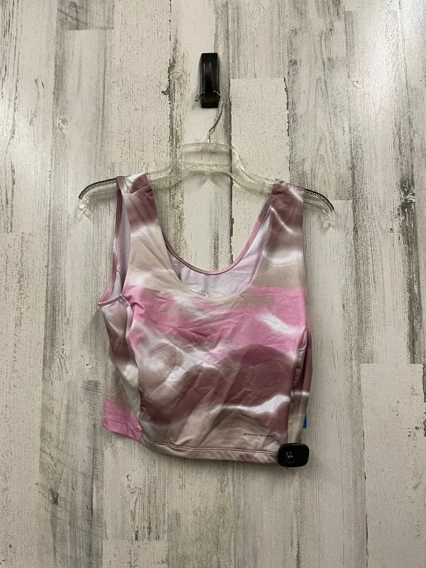 Hippie-style vest – Bohemian-inspired vest, often with fringe or ethnic patternsPink Athletic Tank Top Columbia, Size L