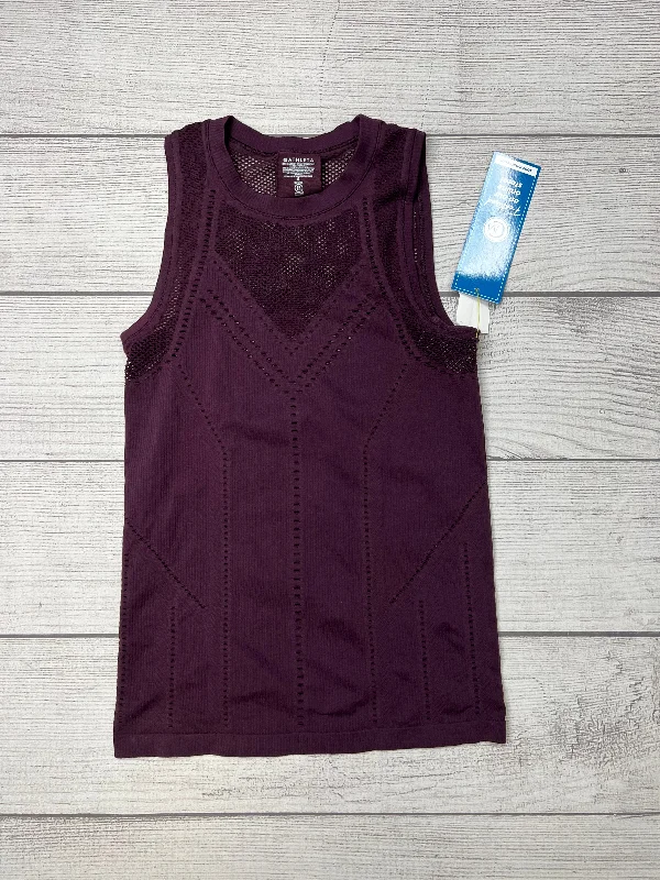 Belted vest – Vest with an attached belt to cinch at the waistPurple Athletic Tank Top Athleta, Size S