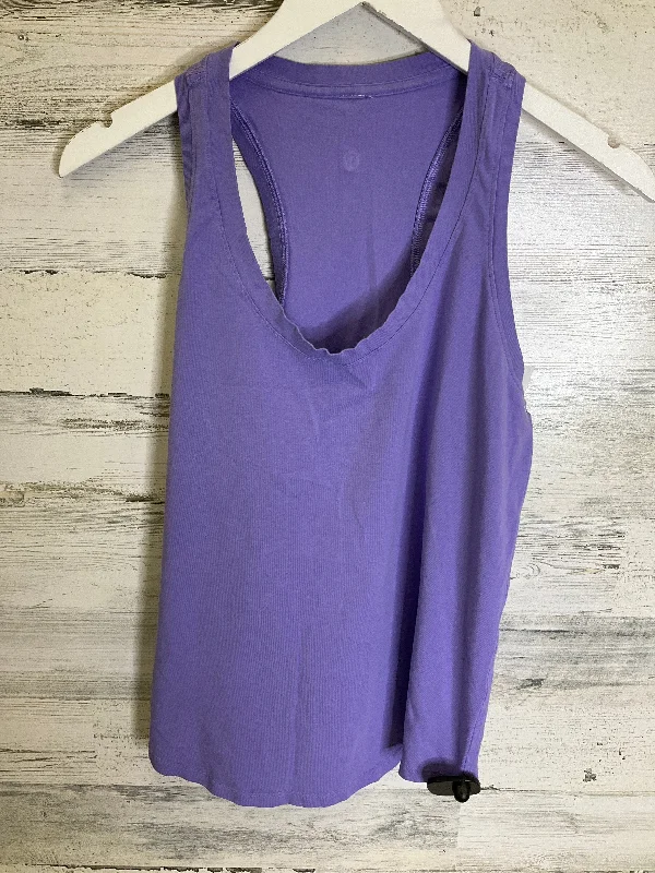 Down vest – Filled with down feathers for insulationPurple Athletic Tank Top Lululemon, Size S