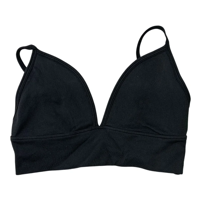 Maternity sports bra – Sports bra designed for pregnant women, offering extra support and flexibility for changing bodies.Athletic Bra By Athleta In Black, Size: M