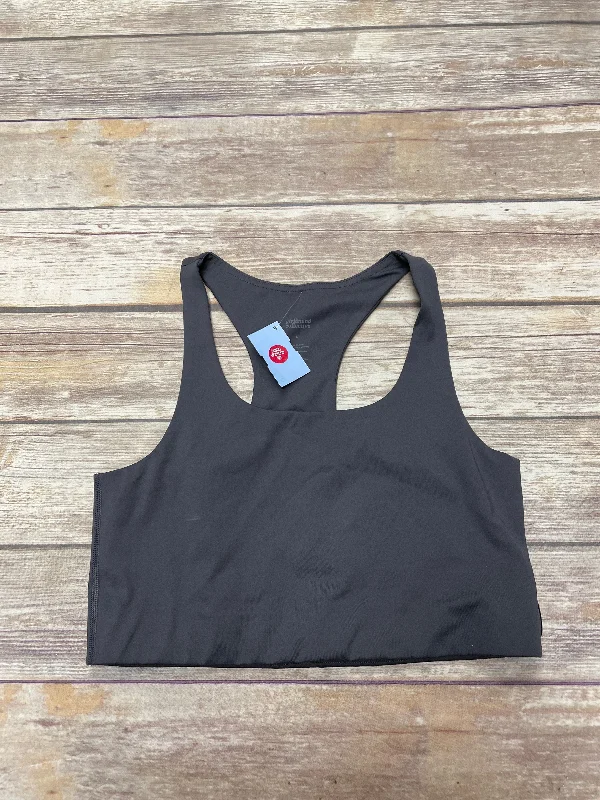 Vegan sports bra – Sports bra made from eco-friendly, cruelty-free materials, suitable for ethical consumers.Athletic Bra By Girlfriends In Grey, Size: L