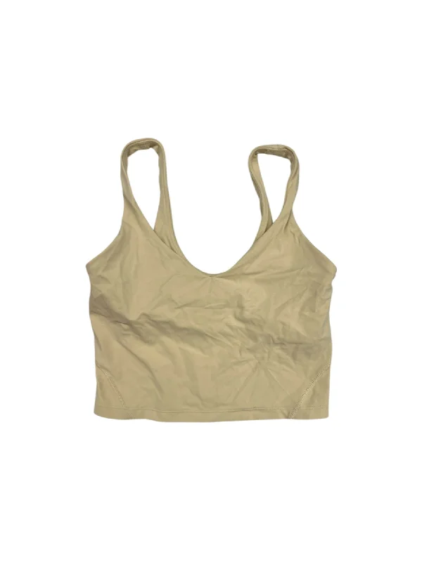 Adjustable straps sports bra – Sports bra with straps that can be adjusted for a personalized fit and comfort.Athletic Bra By Lululemon In Beige, Size: 6