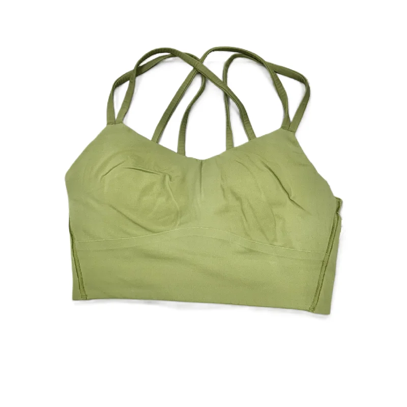 V-neck sports bra – Sports bra with a V-shaped neckline for a flattering and comfortable fit.Athletic Bra By Lululemon In Green, Size: S