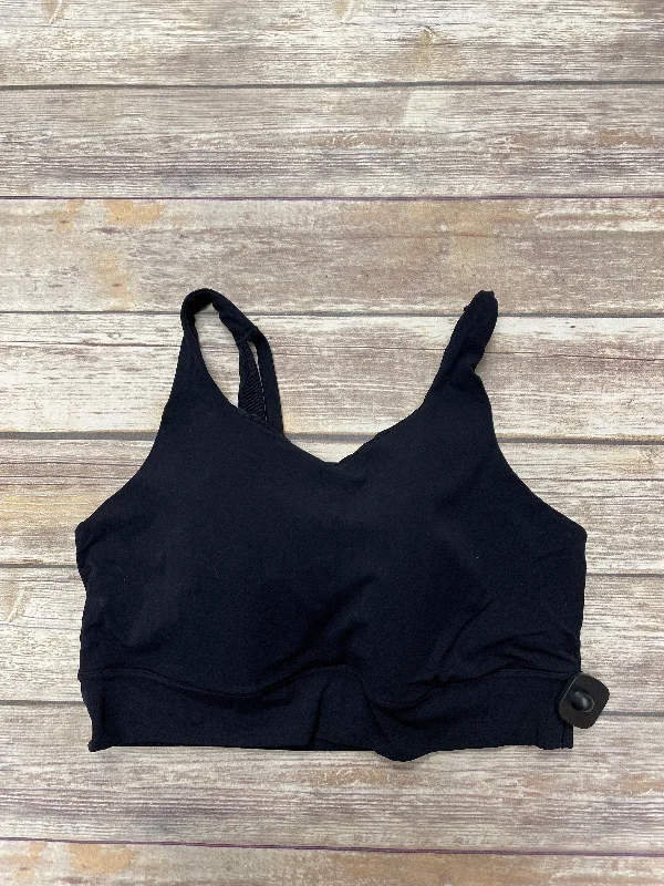 V-neck sports bra – Sports bra with a V-shaped neckline for a flattering and comfortable fit.Athletic Bra By Nike In Black, Size: 2x