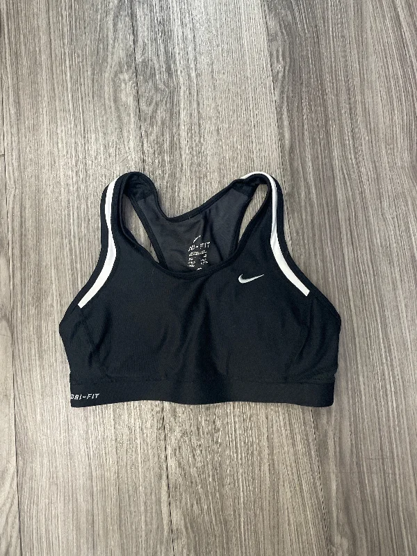 V-neck sports bra – Sports bra with a V-shaped neckline for a flattering and comfortable fit.Athletic Bra By Nike In Black, Size: S