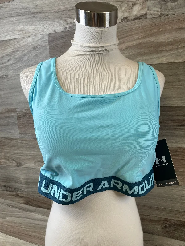 Adjustable straps sports bra – Sports bra with straps that can be adjusted for a personalized fit and comfort.Athletic Bra By Under Armour In Blue, Size: 2x