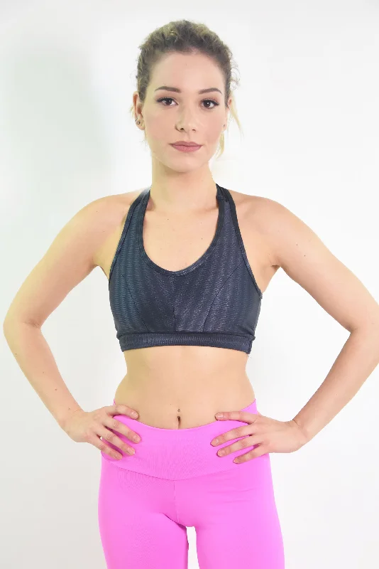 Supportive sports bra – Sports bra specifically designed to provide strong support, often for larger busts or high-impact activities.Arpoador Bra - Oregon Dark  Grey