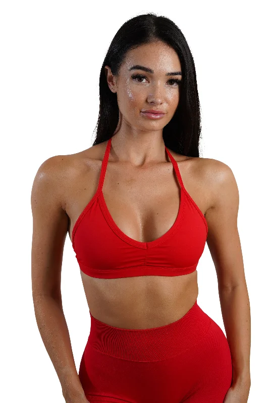 High-impact sports bra – Designed for high-intensity workouts or activities, providing maximum support.DEFINE BRA - RED