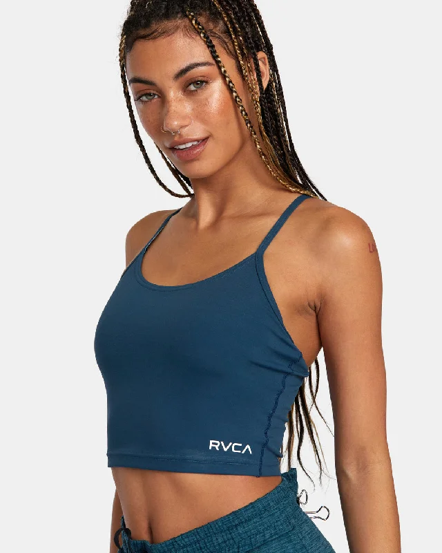 Push-up sports bra – Sports bra with added padding or structure to lift and shape the bust, providing extra support.VA Essential Medium Impact Sports Bra - Pond