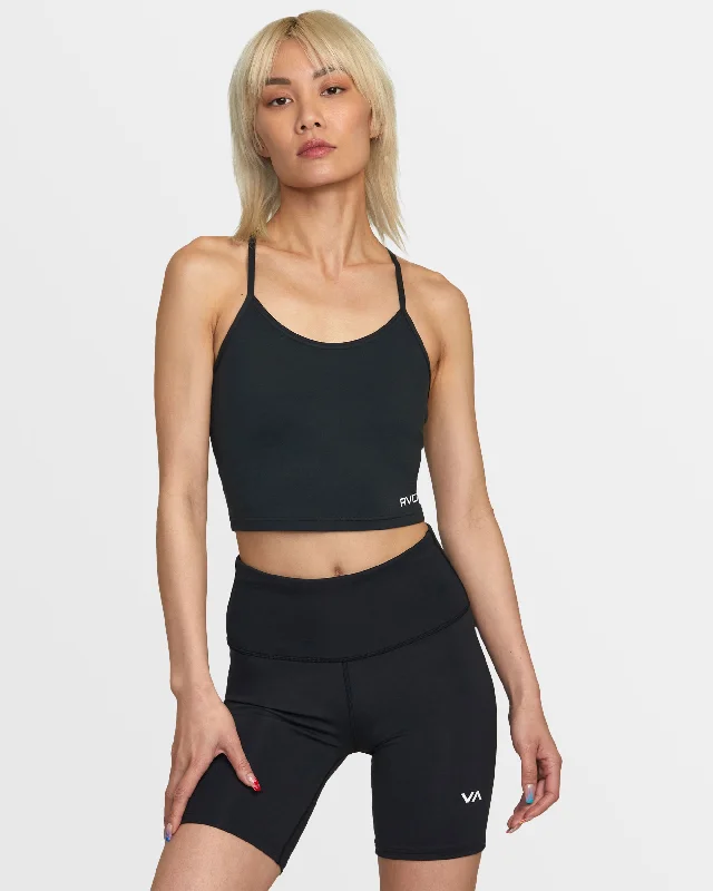 High-impact sports bra – Designed for high-intensity workouts or activities, providing maximum support.VA Sport Tank Top - Black