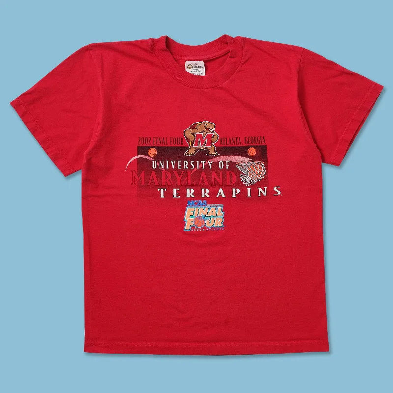 Knit – Soft and stretchy fabric with a knitted texture2002 Maryland Terrapins T-Shirt Small